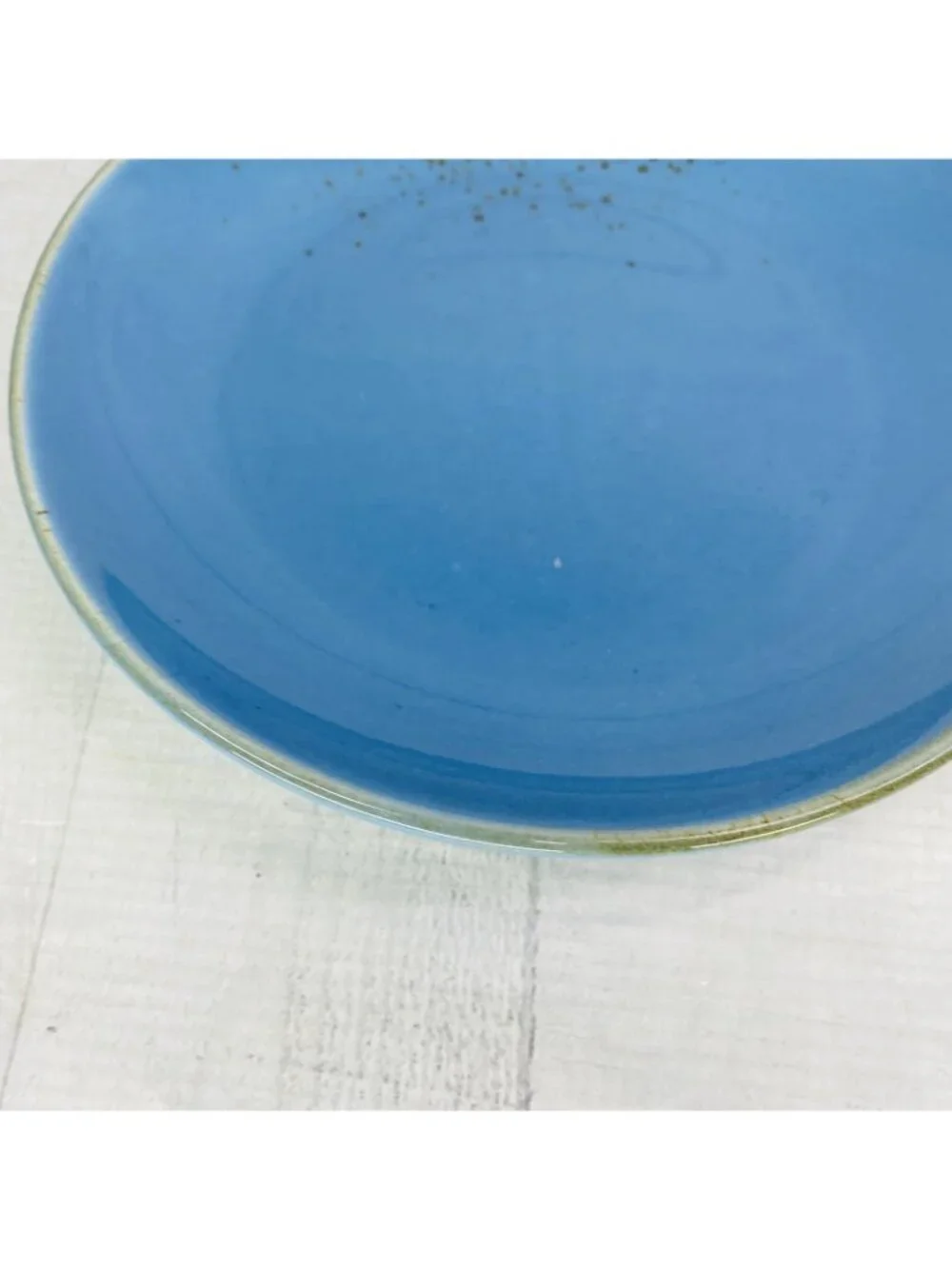 Pier 1 NATURE COLLECTION Medium Blue Splatter Porcelain 8